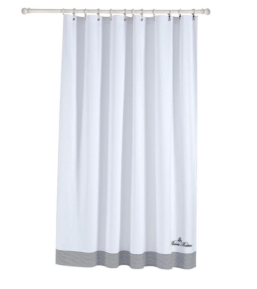 Rope Stripe Border Shower Curtain