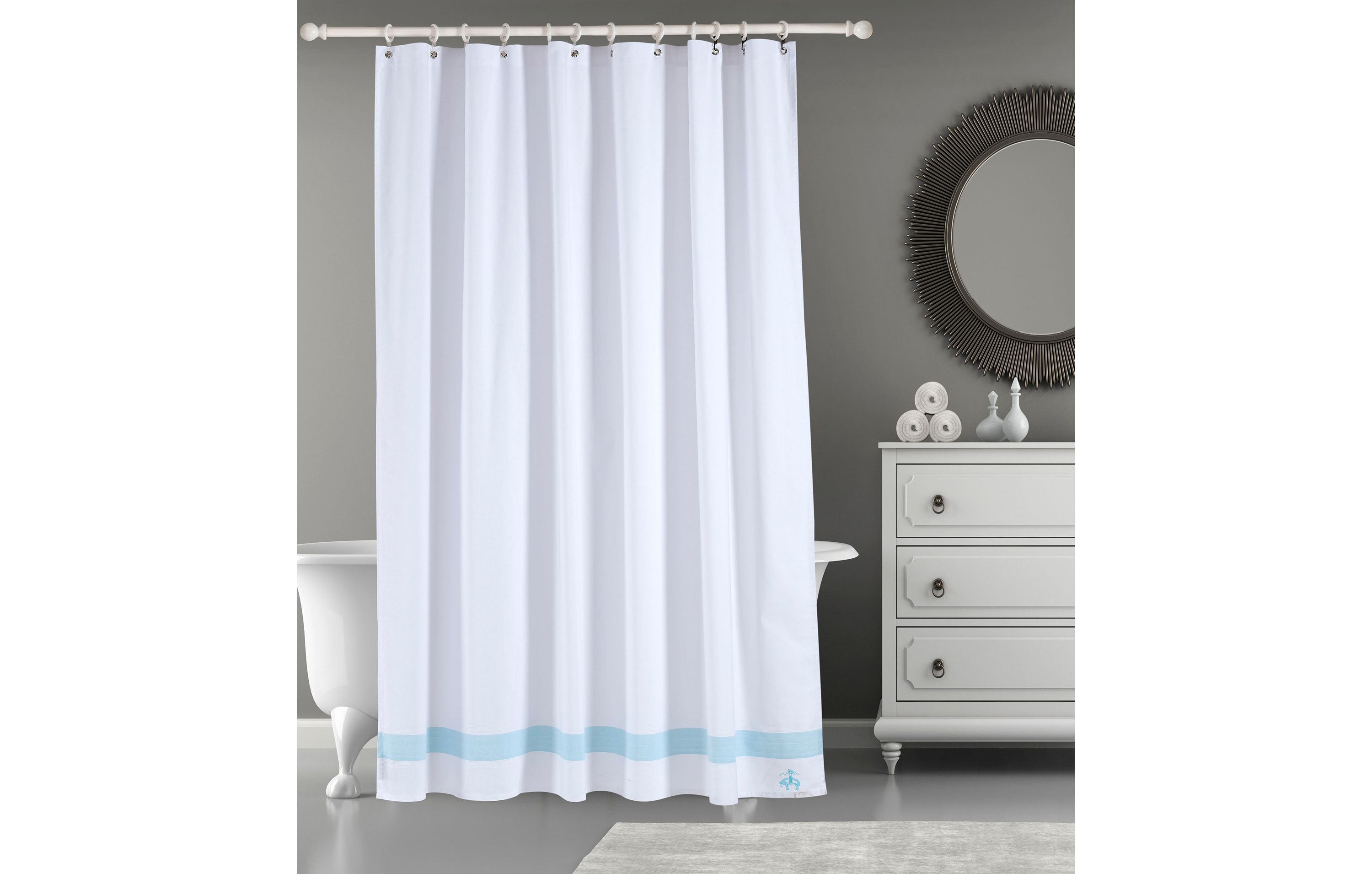 Ottoman Rolls Shower Curtain