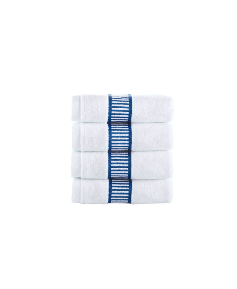 Fancy Border 4 pcs Wash Towels