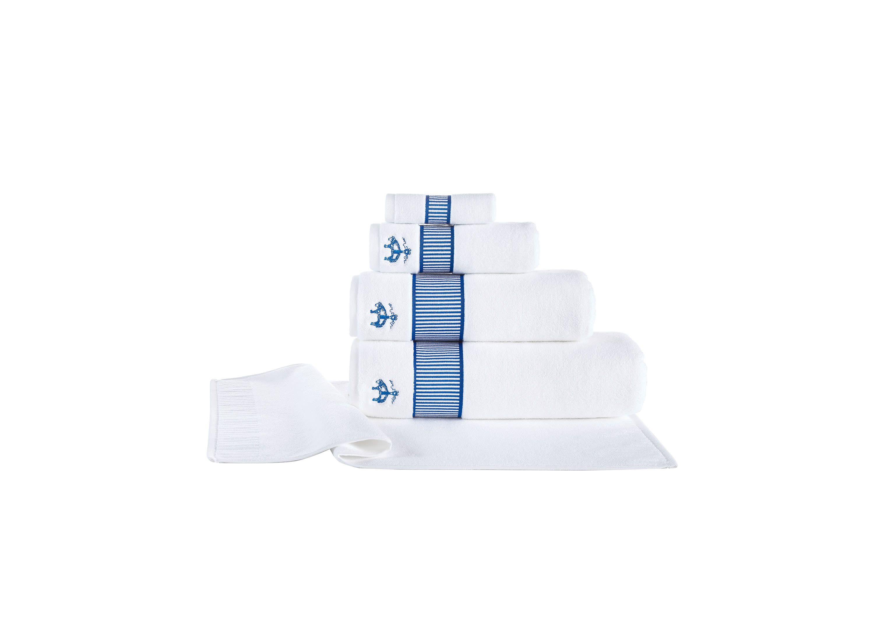 Fancy Border 4 pcs Wash Towels