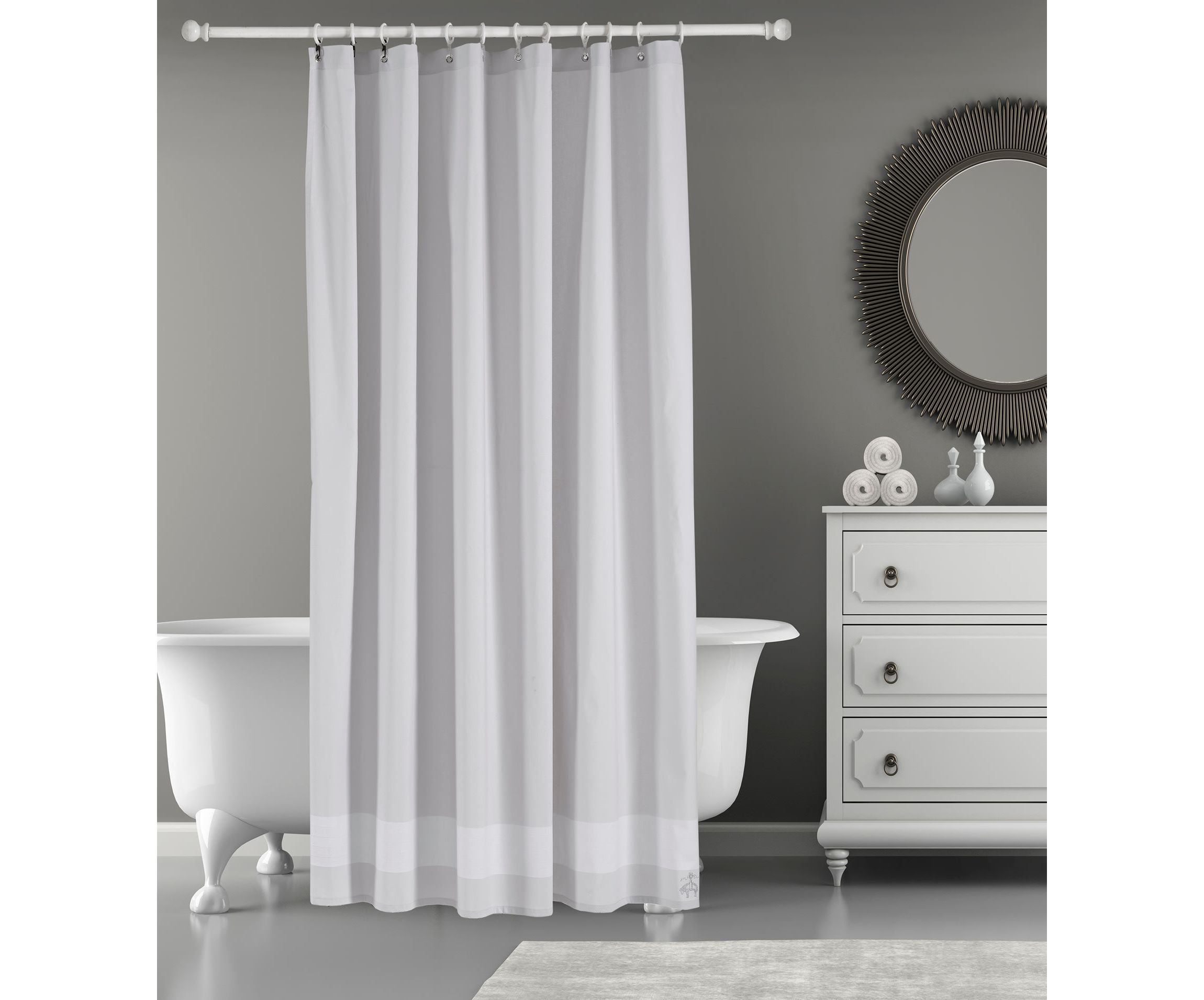 Herringbone Shower Curtain