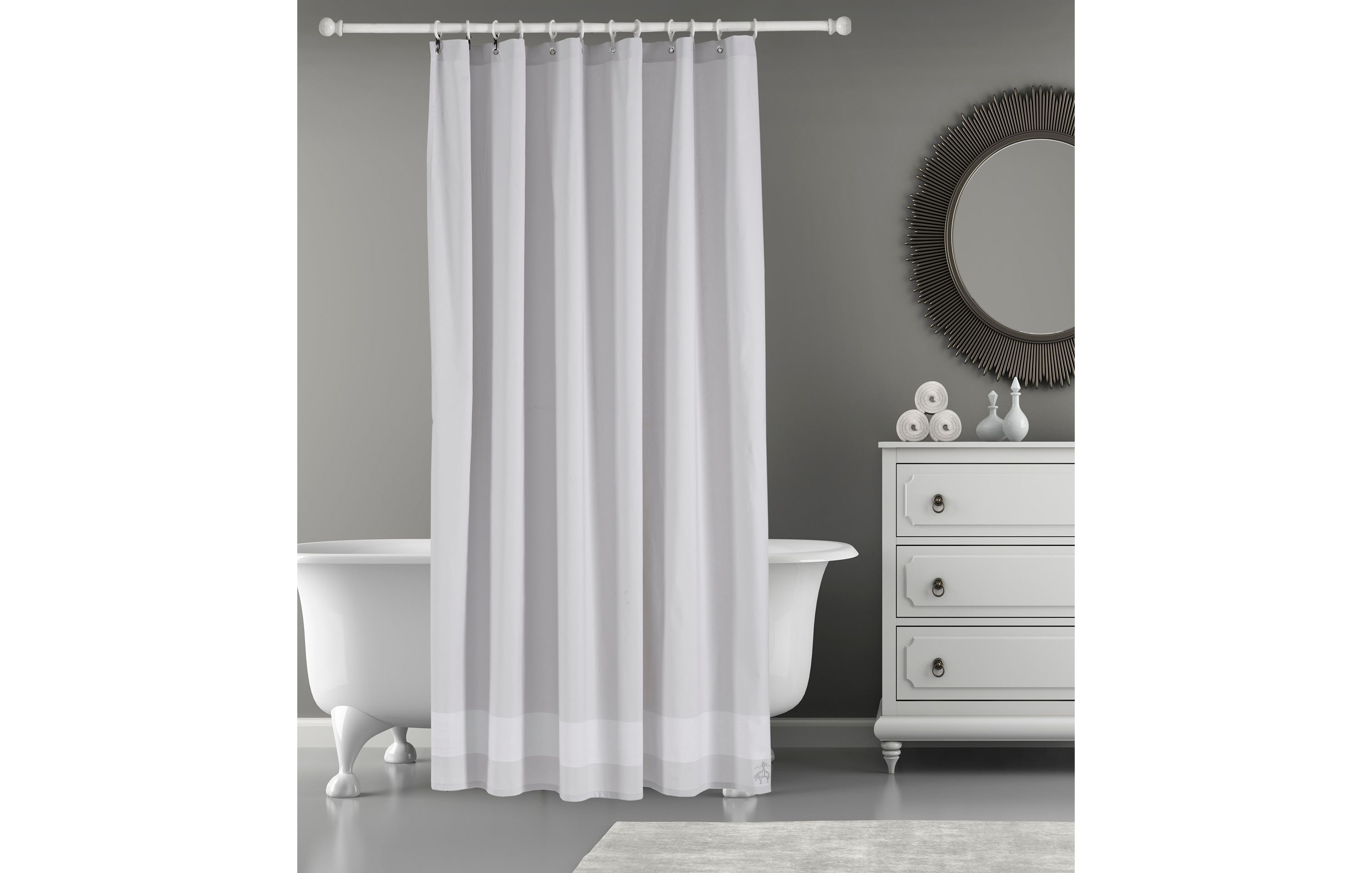 Herringbone Shower Curtain