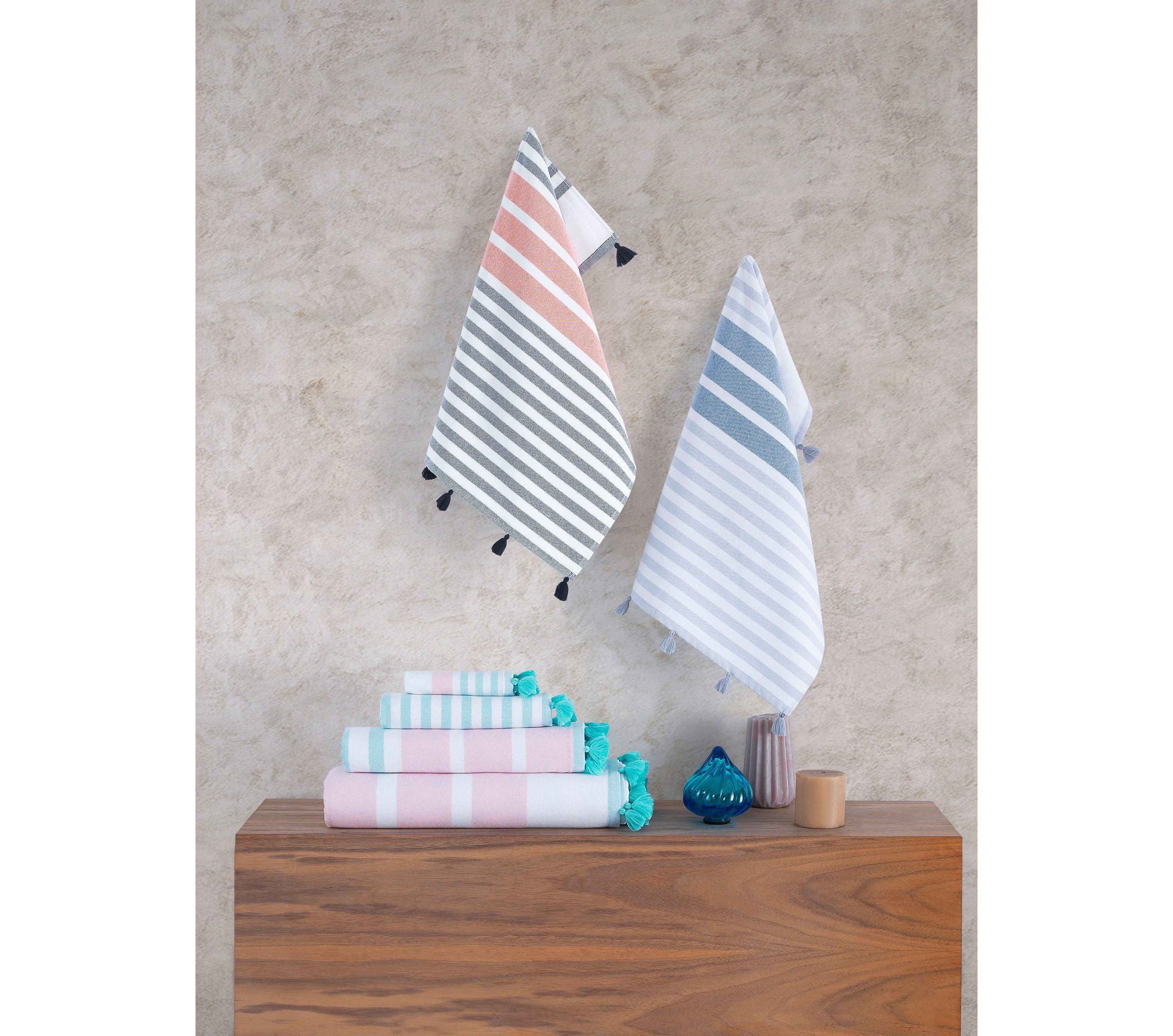 Turkish Pesthemal 4 pcs Hand Towels