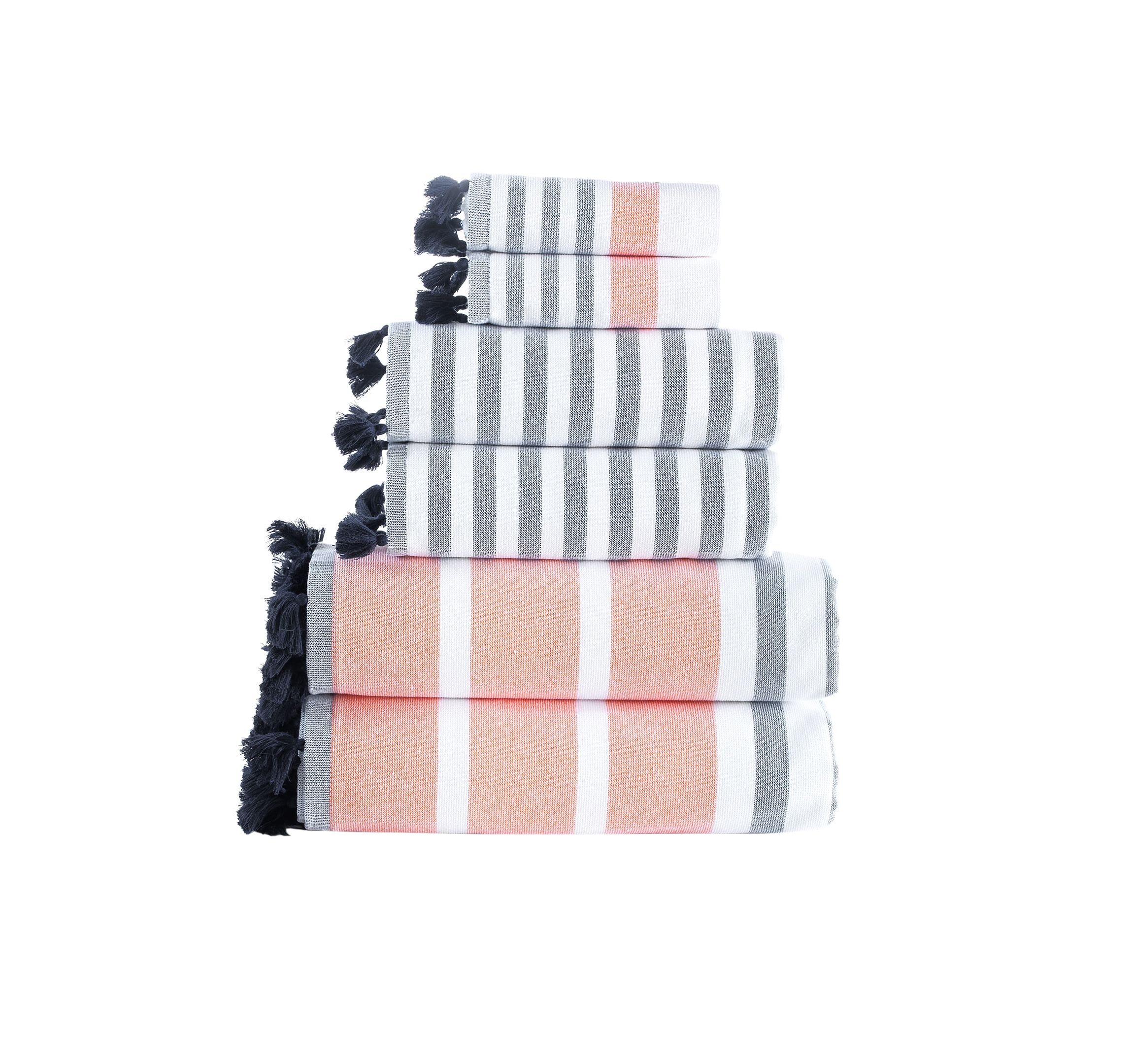 Turkish Pesthemal 6 pcs Towel Set