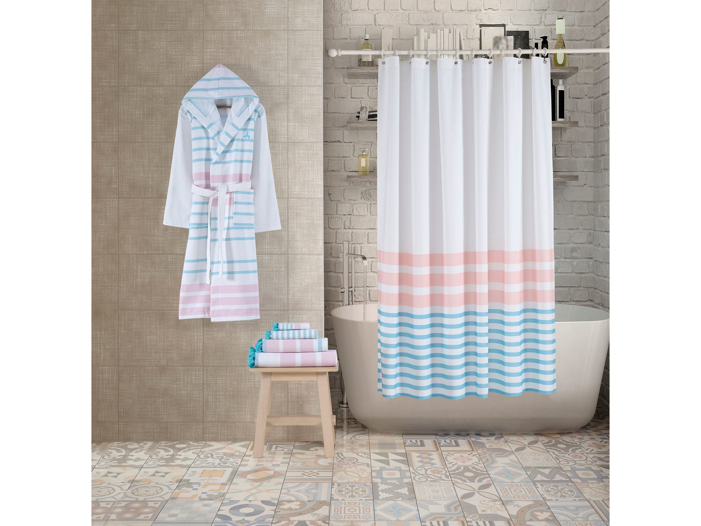 Turkish Pesthemal Shower Curtain