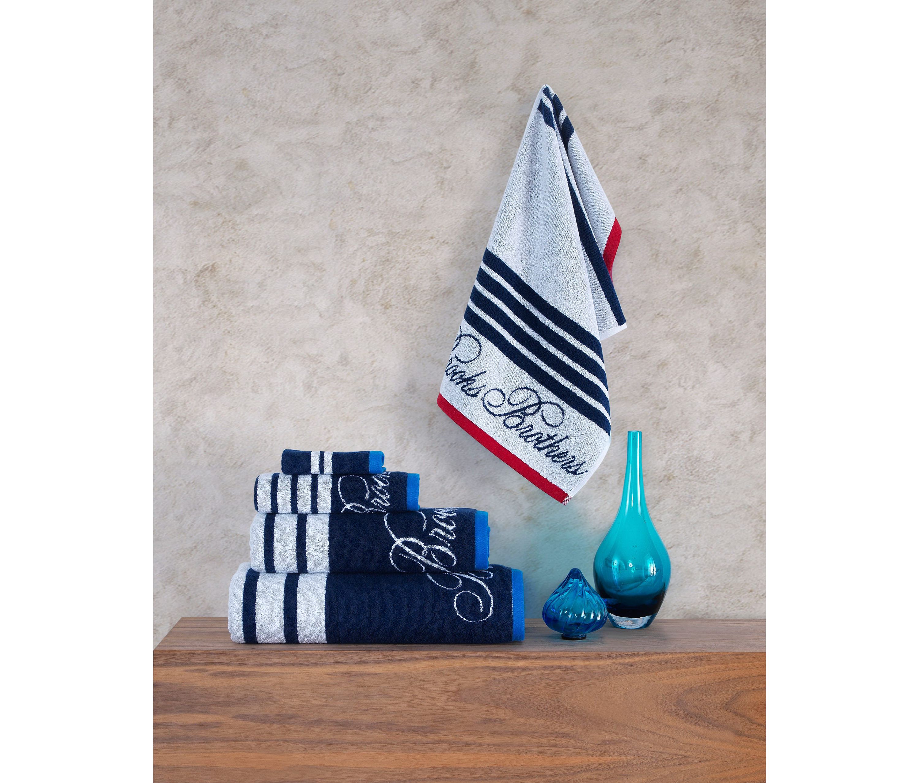 Nautical Blanket Stripe Shower Curtain