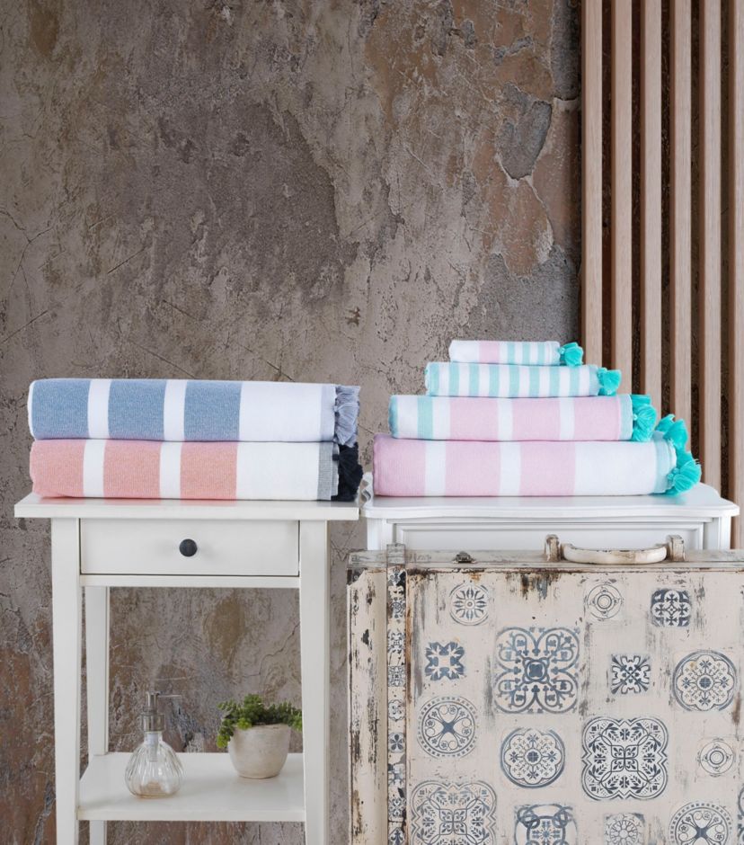 Turkish Pesthemal 3 pcs Towel Set