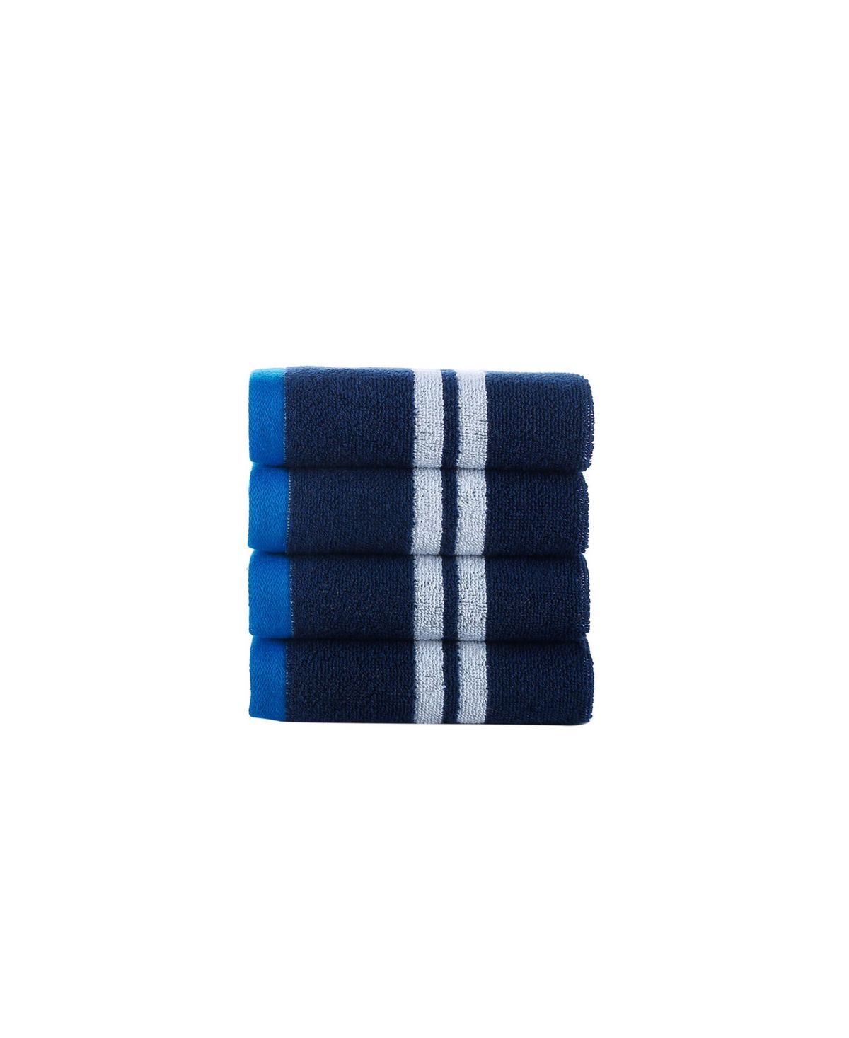 Nautical Blanket Stripe 4 pcs Wash Towels
