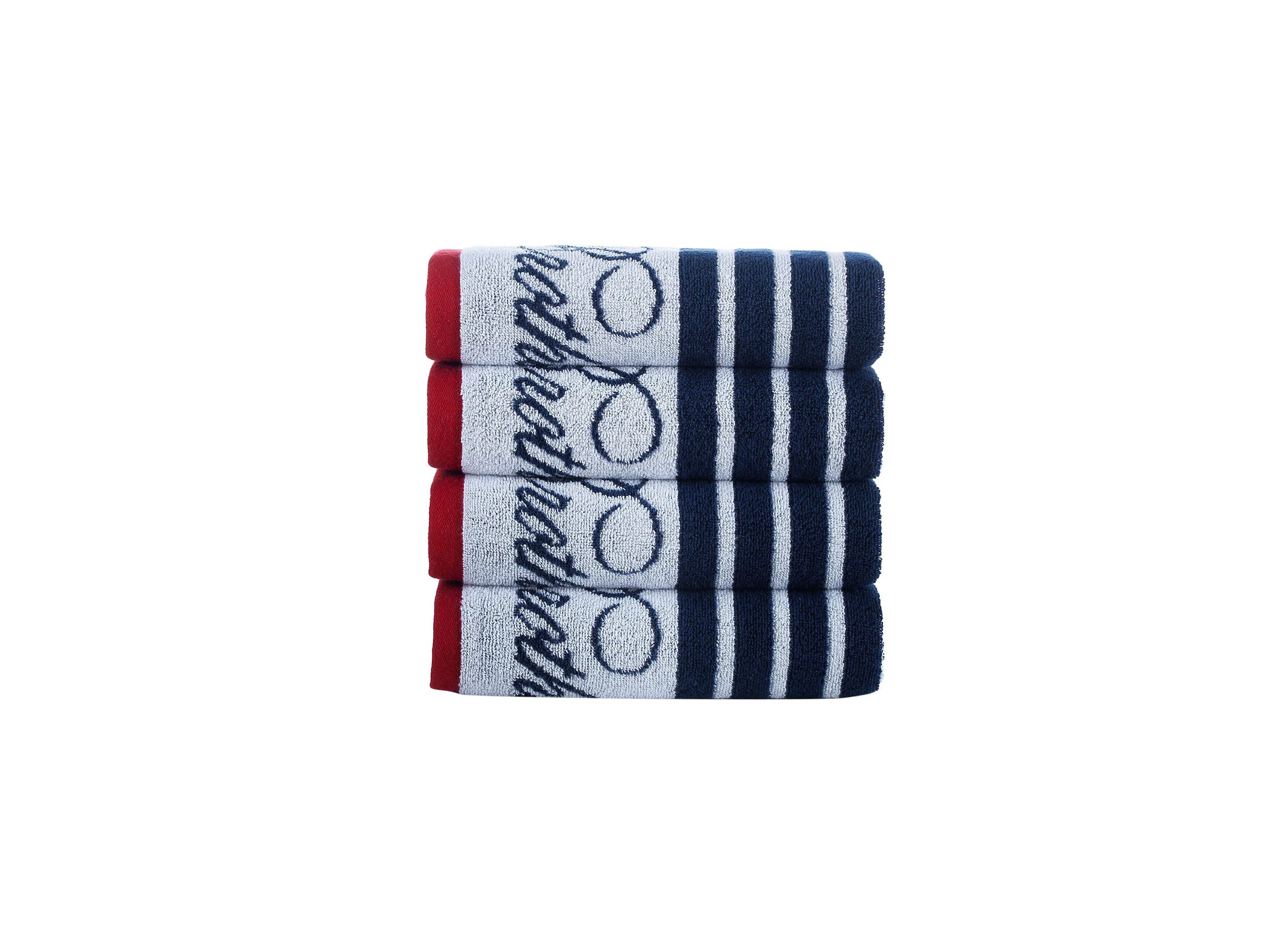 Nautical Blanket Stripe 4 pcs Hand Towels