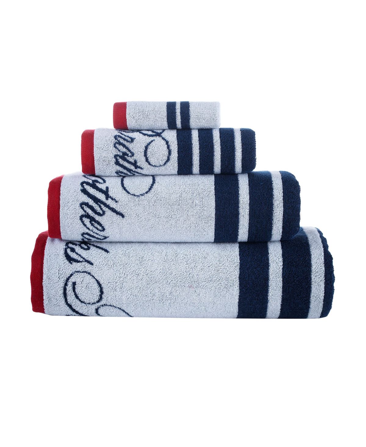 Nautical Blanket Stripe 4 pcs Hand Towels
