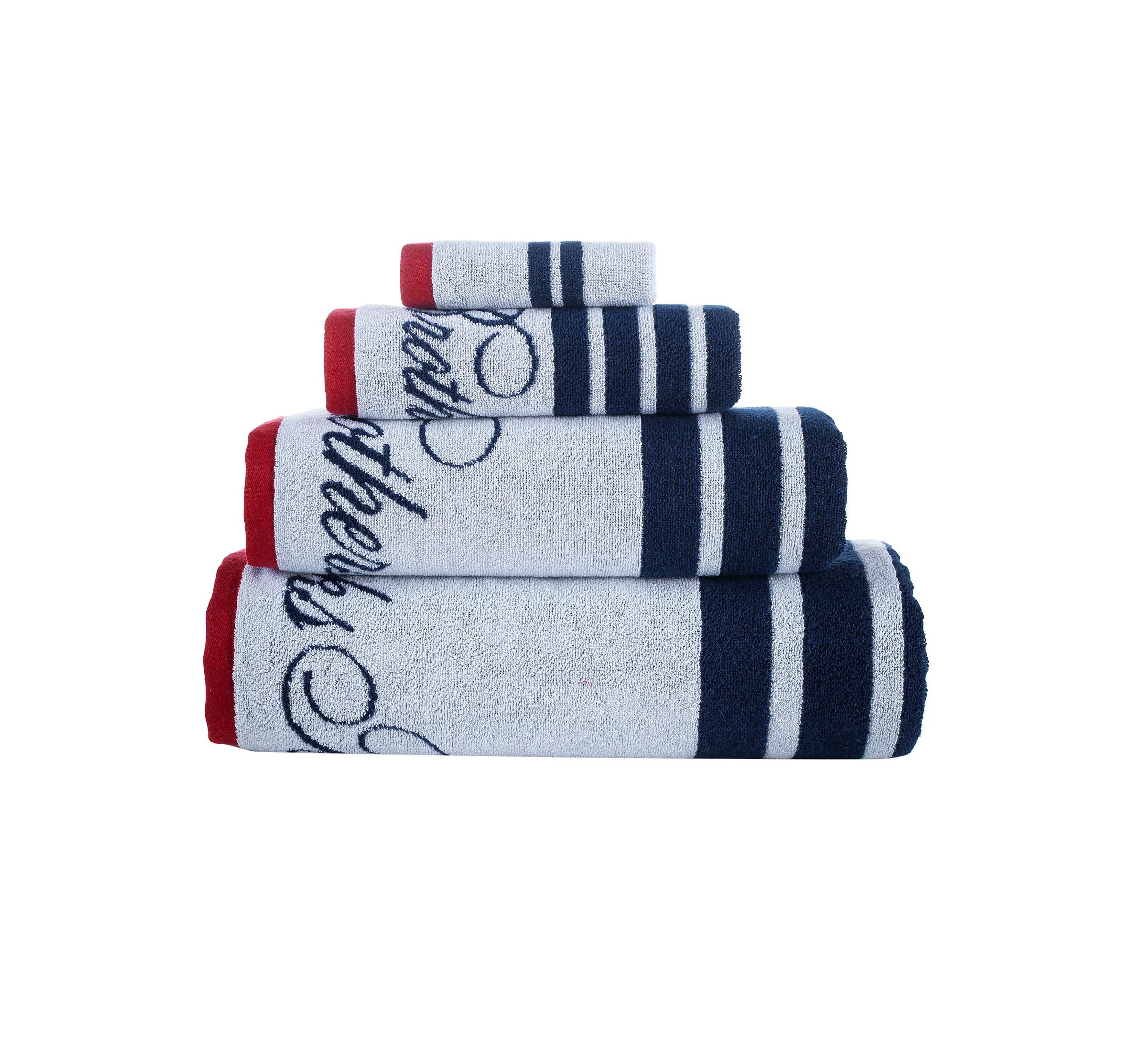 Nautical Blanket Stripe 4 pcs Hand Towels