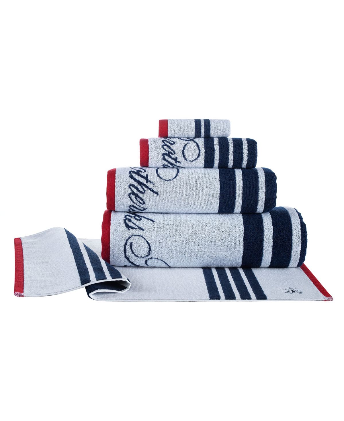 Nautical Blanket Stripe 4 pcs Hand Towels