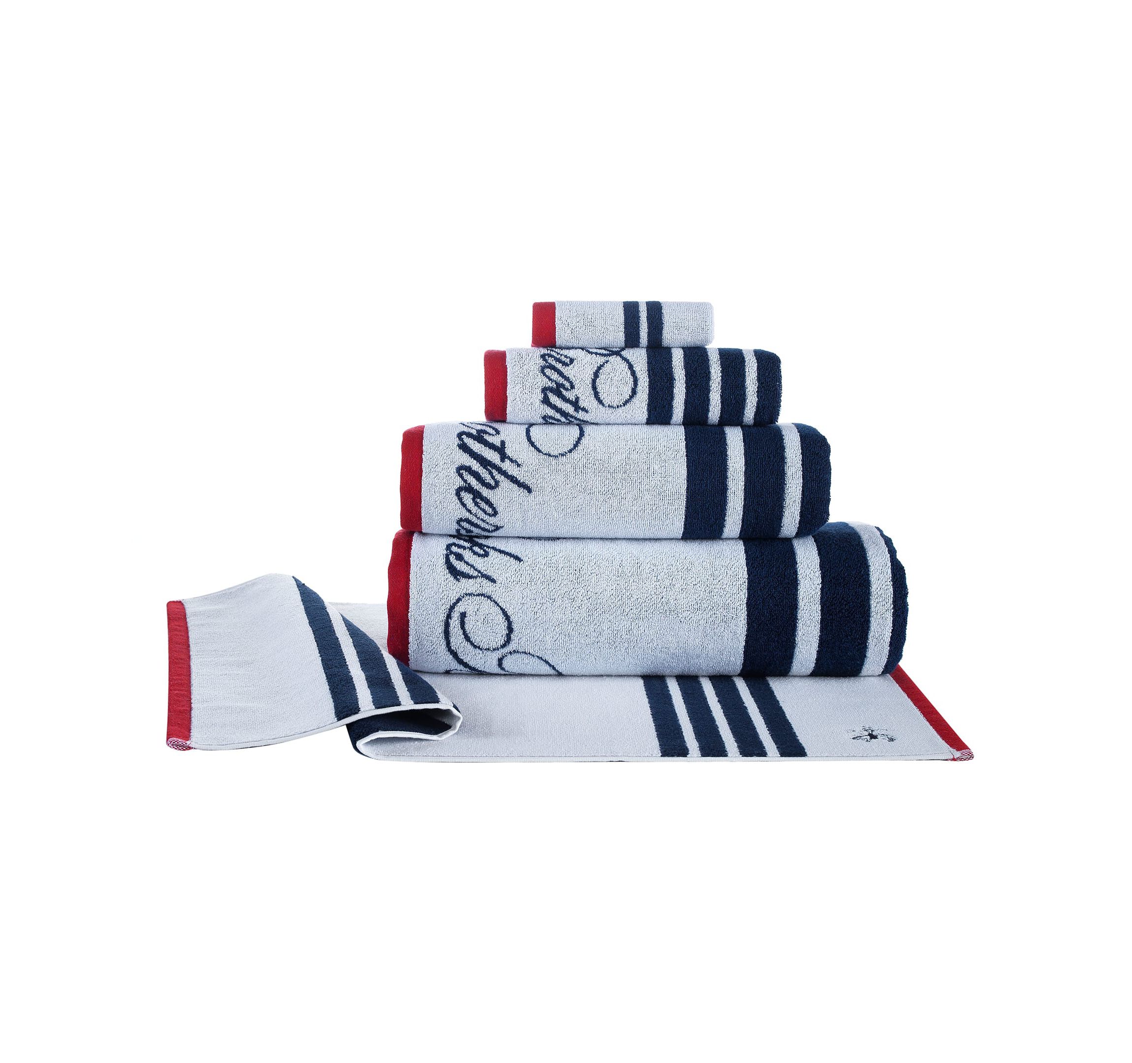 Nautical Blanket Stripe 4 pcs Hand Towels