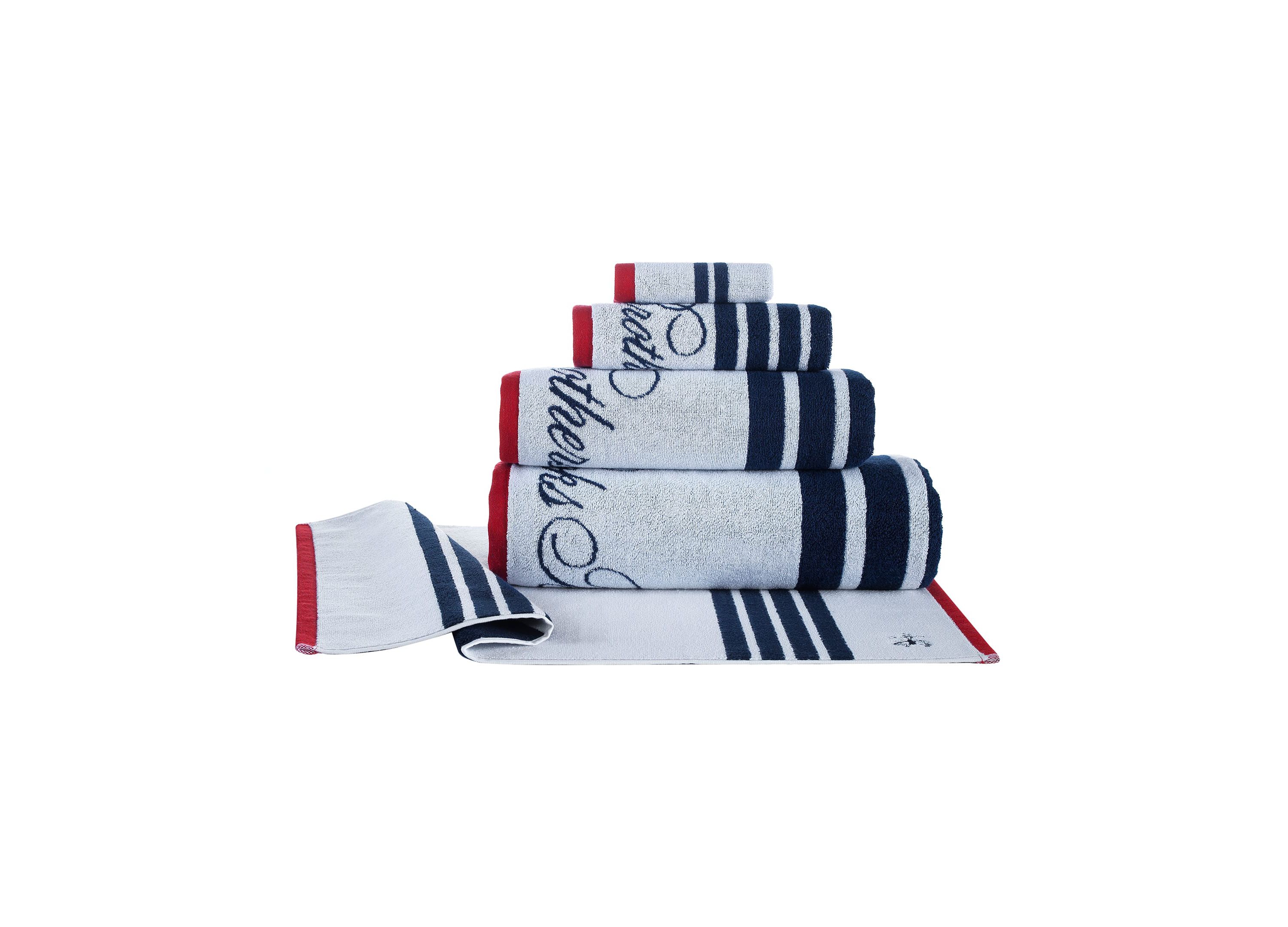 Nautical Blanket Stripe 4 pcs Hand Towels