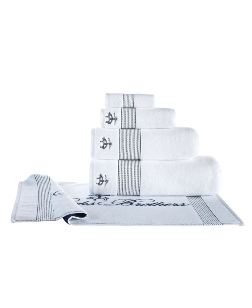 Rope Stripe Border Bath Mat