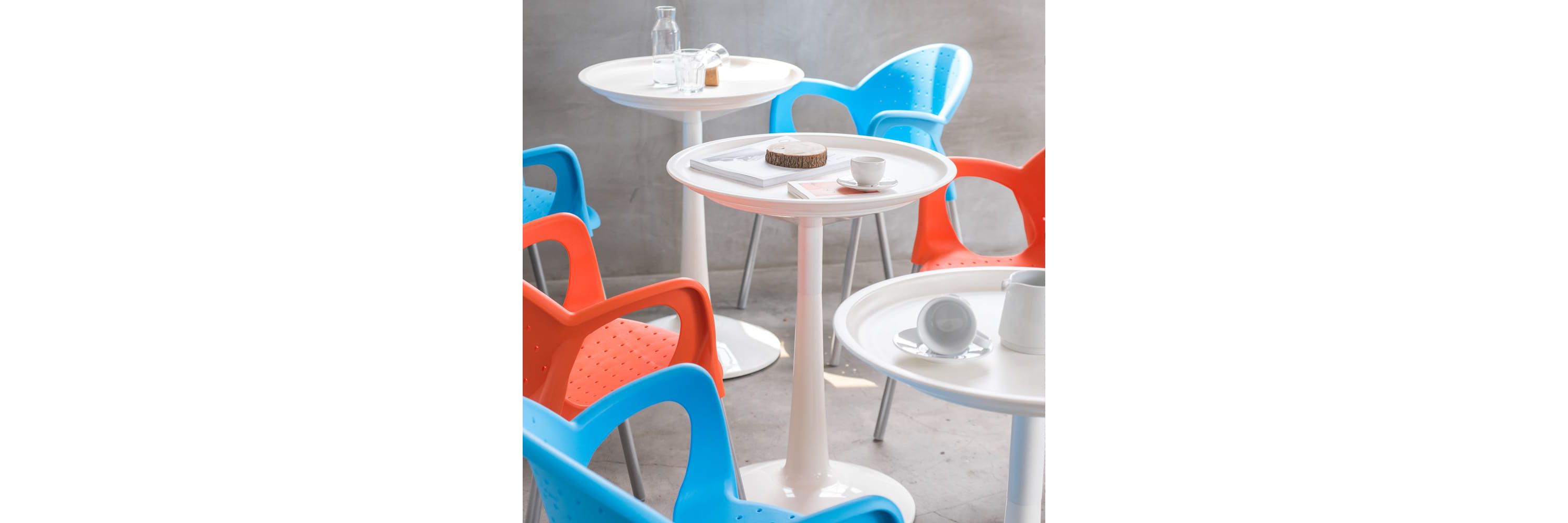 Sprout Resin Adjustable Height All-Weather Side Table