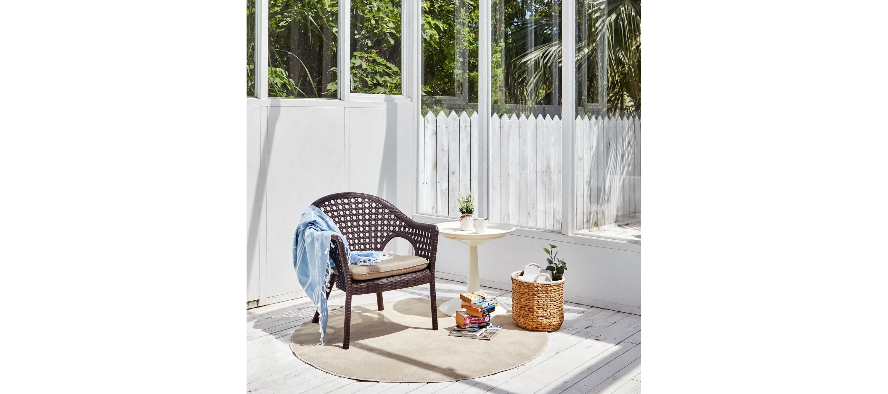 Sprout Resin Adjustable Height All-Weather Side Table