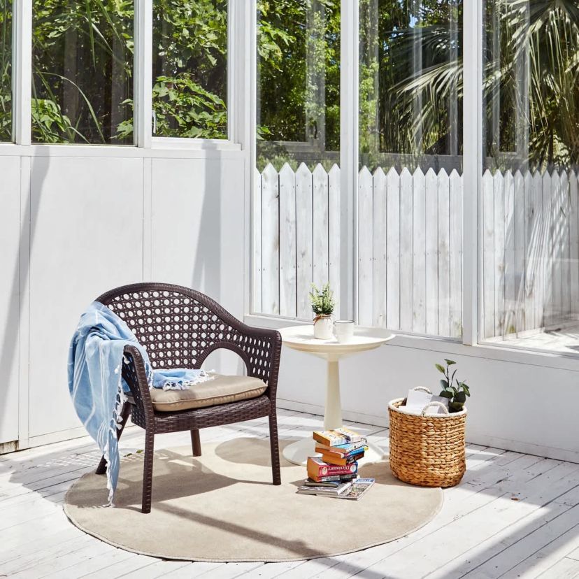 Sprout Resin Adjustable Height All-Weather Side Table