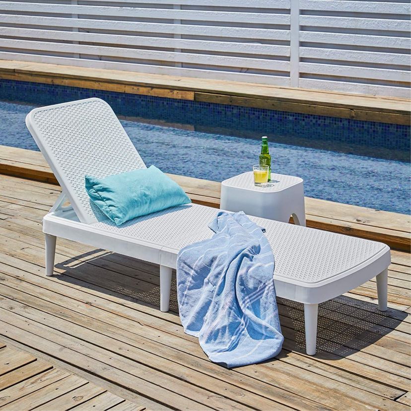 Tahiti Resin Outdoor Chaise Lounge