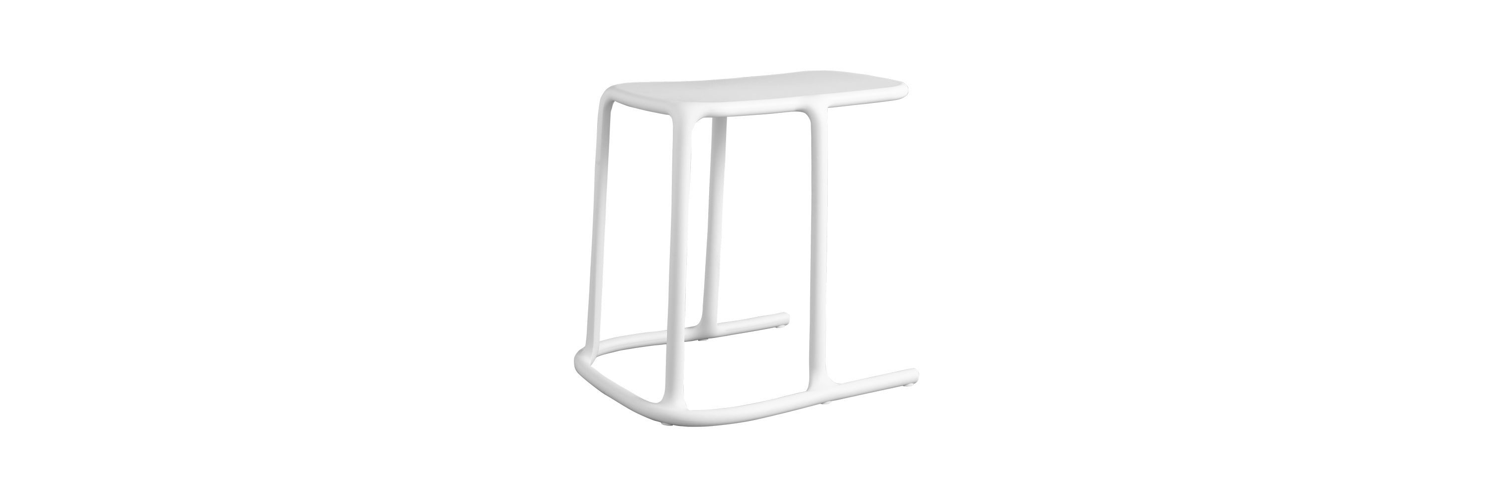 Uno Resin C-Shape Side Table, Set of 2