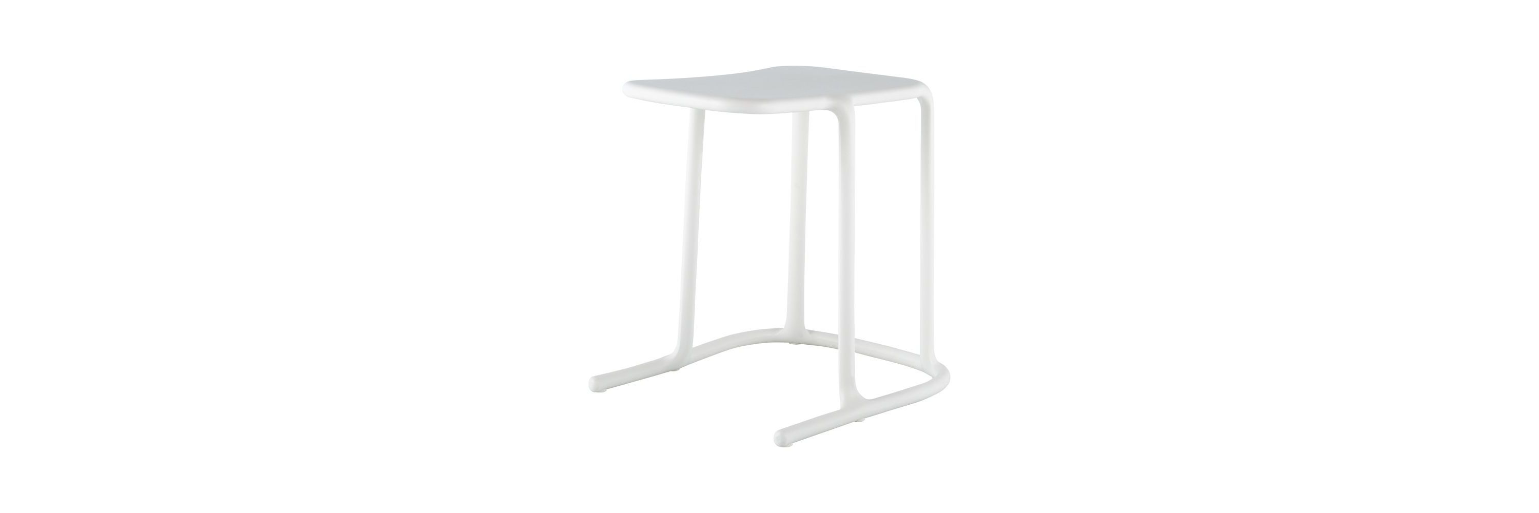 Uno Resin C-Shape Side Table, Set of 2