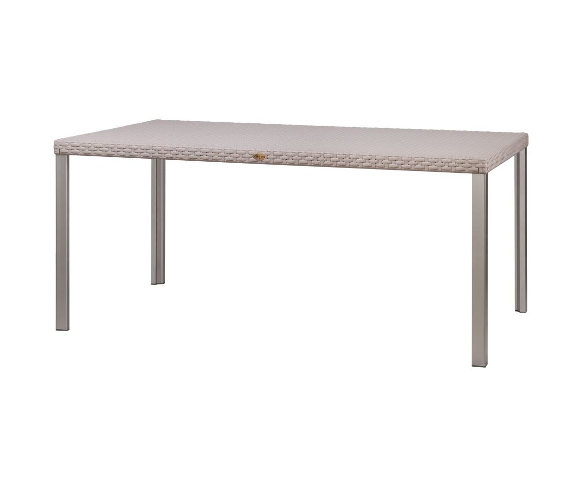 Oslo Family Resin Dining Table with Aluminum Legs