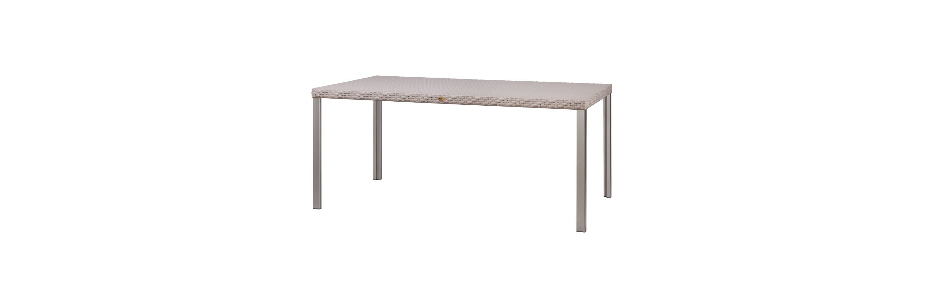 Oslo Family Resin Dining Table with Aluminum Legs