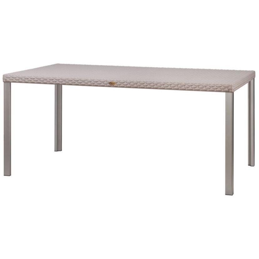 Oslo Family Resin Dining Table with Aluminum Legs