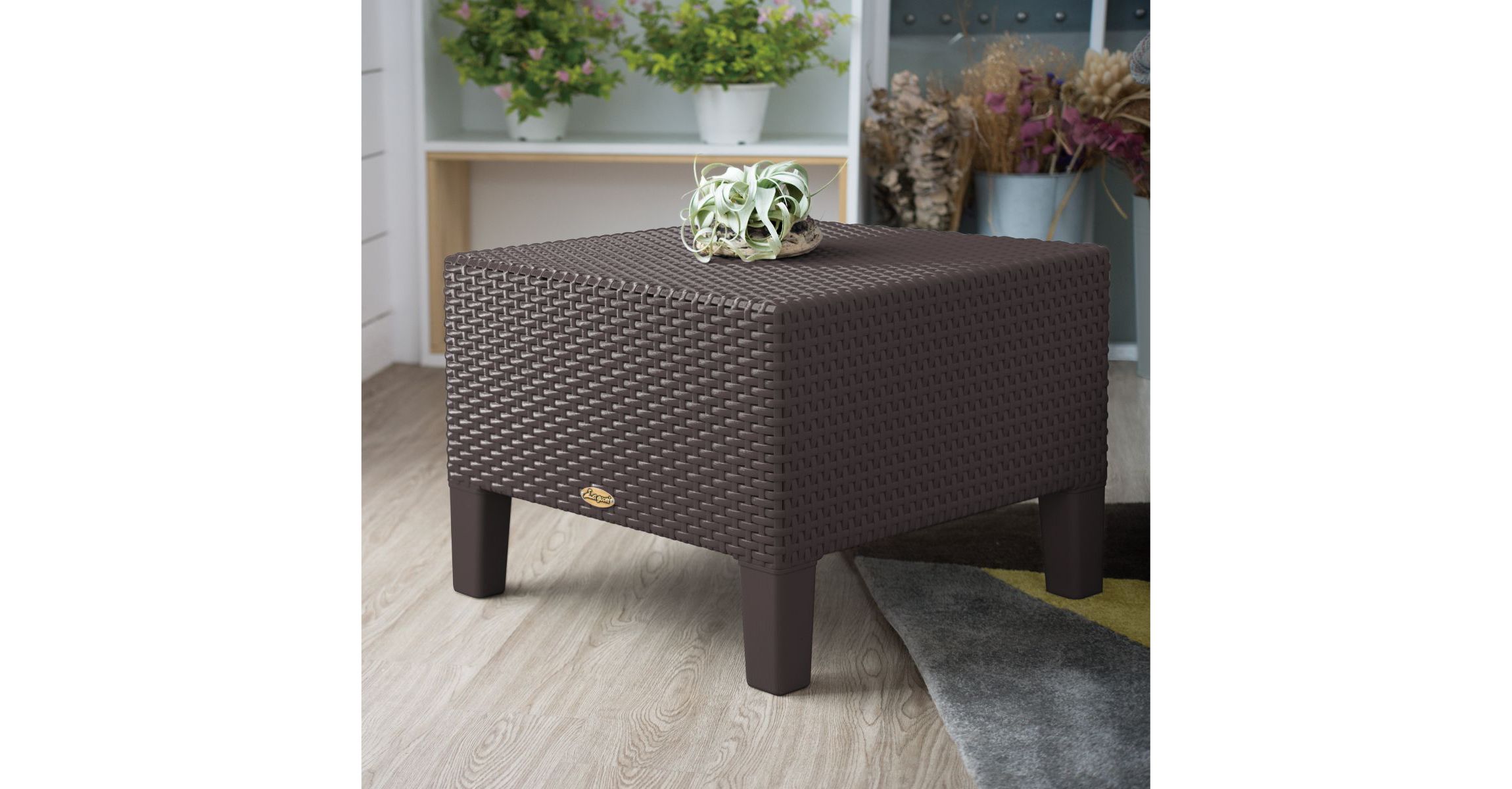 Magnolia Resin All-Weather Side Table