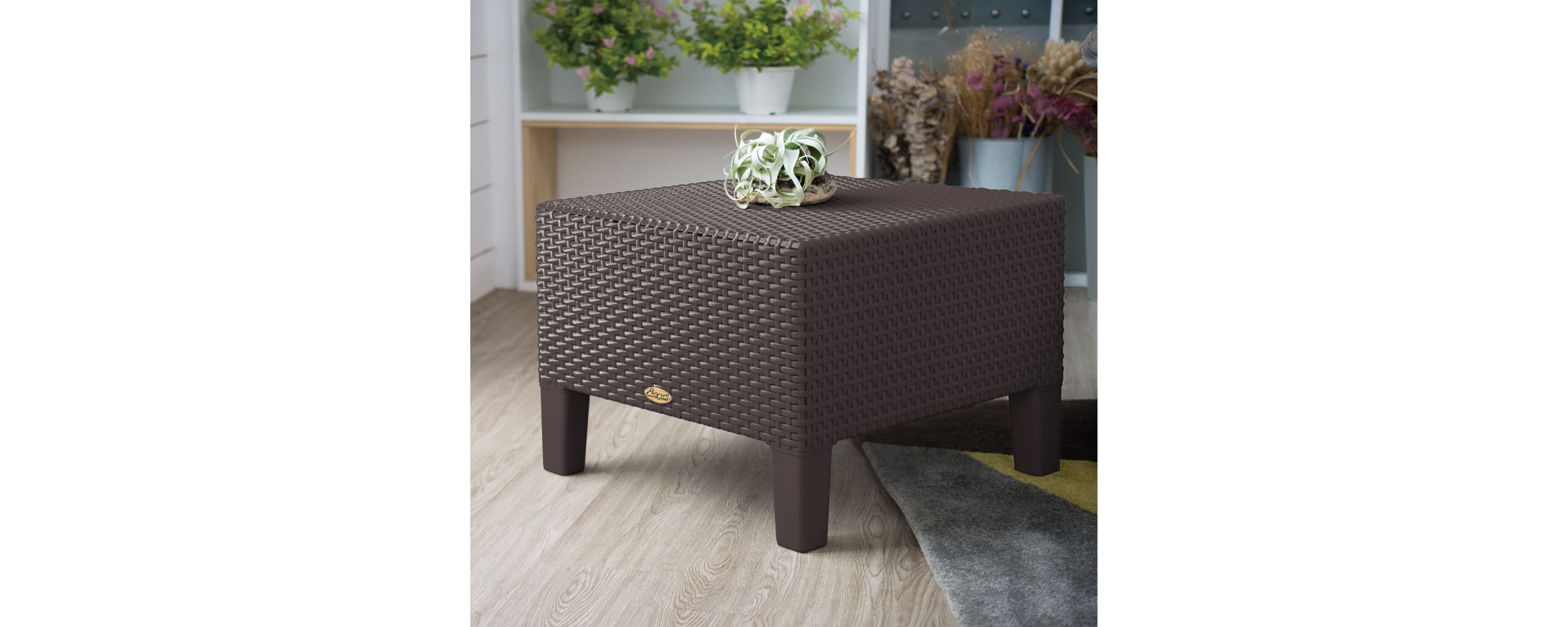 Magnolia Resin All-Weather Side Table