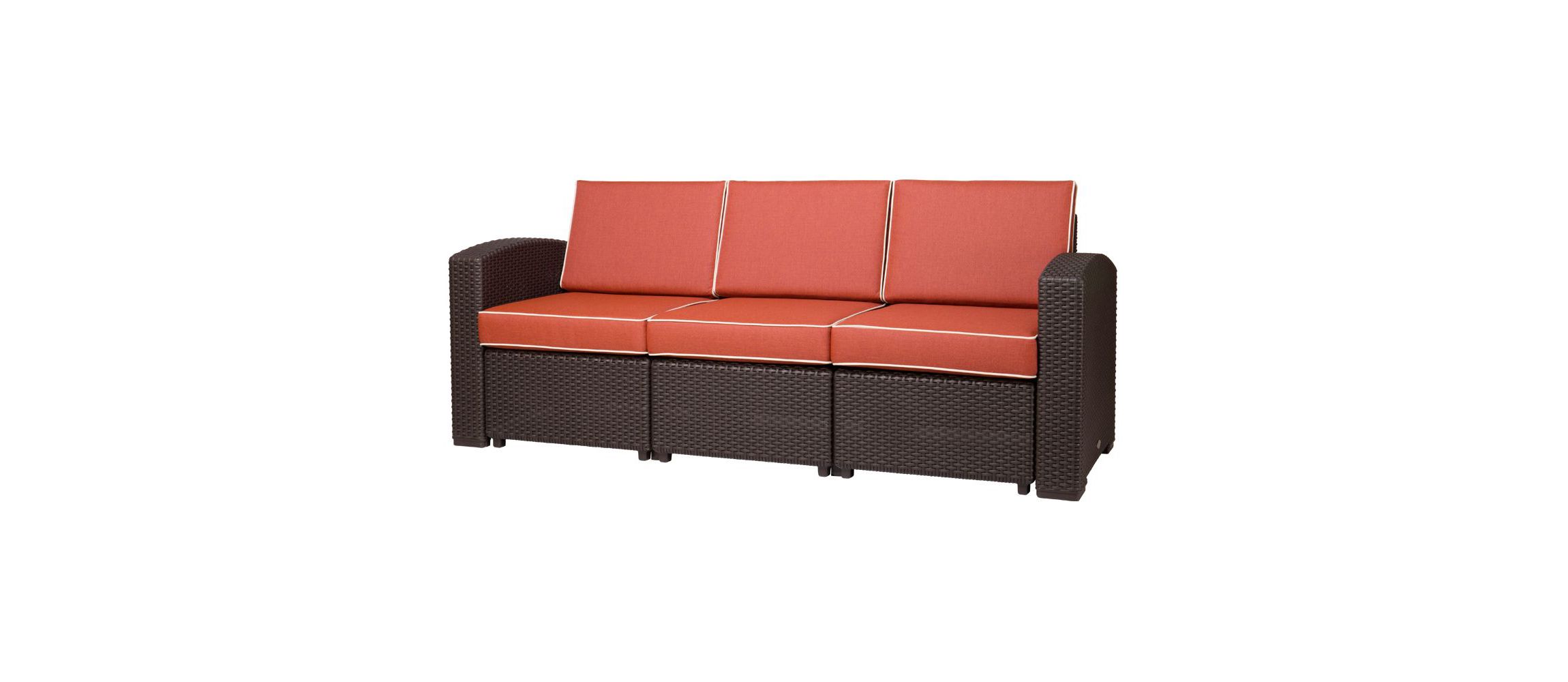 Magnolia Resin Sofa with Cushions