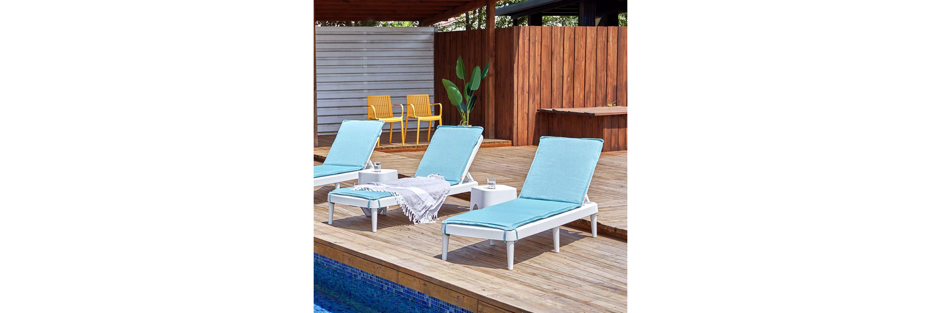 Tahiti Outdoor Chaise Lounge Cushion