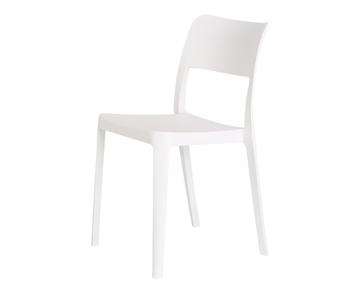 La Vie Stackable Armless Chair, Set or 2