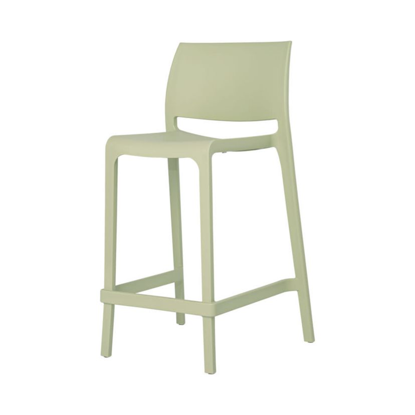 Sensilla Resin Stackable Counter Stool, Set of 2