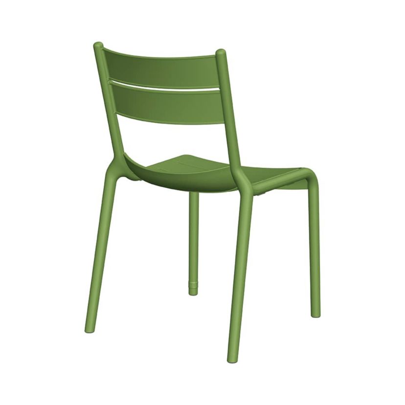 Lagoon Naples Stackable Side Chair Taupe, 2 Pcs