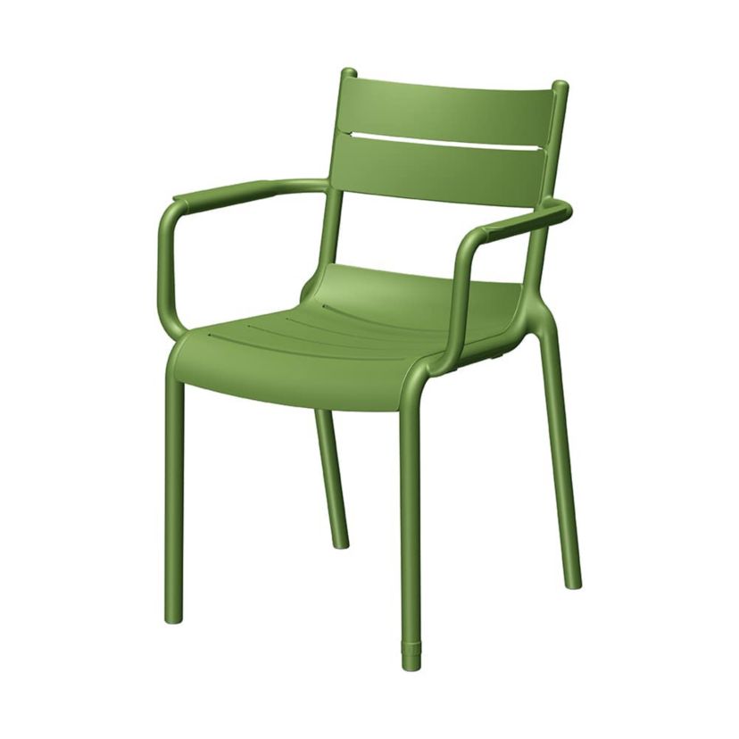 Lagoon Naples Stackable Armchair Olive Green, 2 Pcs