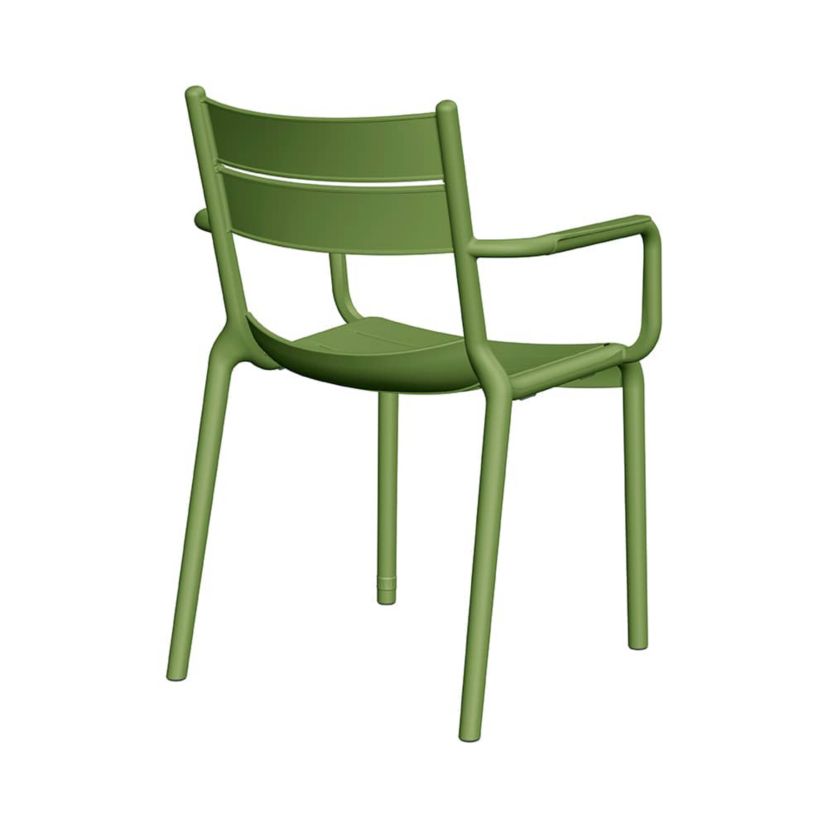 Lagoon Naples Stackable Armchair Olive Green, 2 Pcs