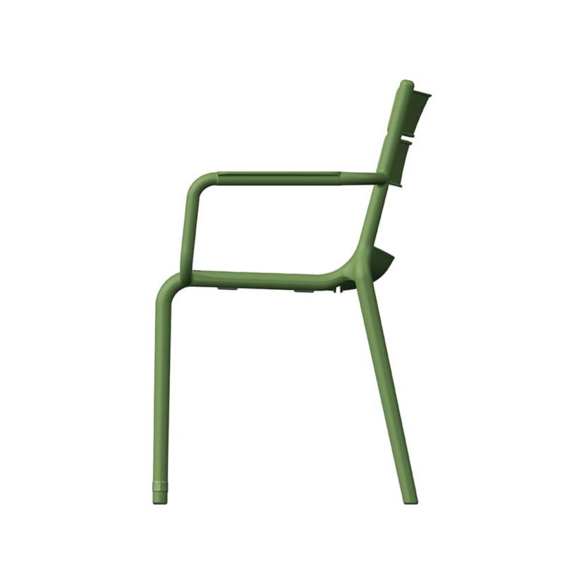 Lagoon Naples Stackable Armchair Olive Green, 2 Pcs