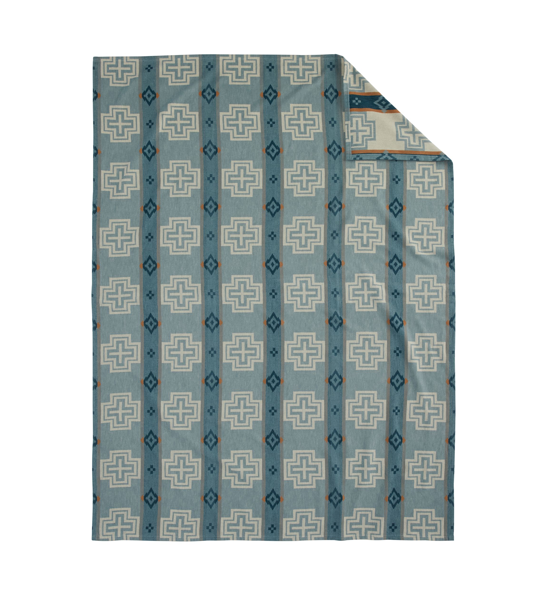 San Marino Shale OC Jacquard Blanket