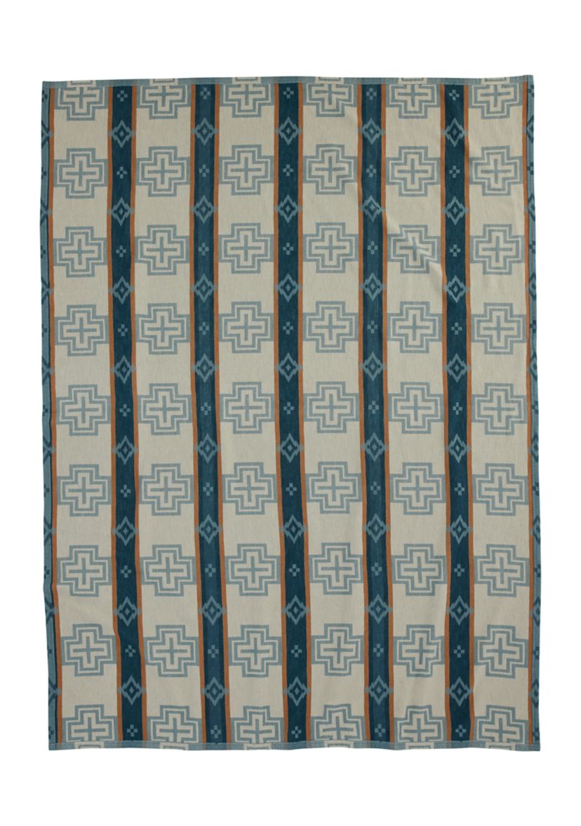 San Marino Shale OC Jacquard Blanket