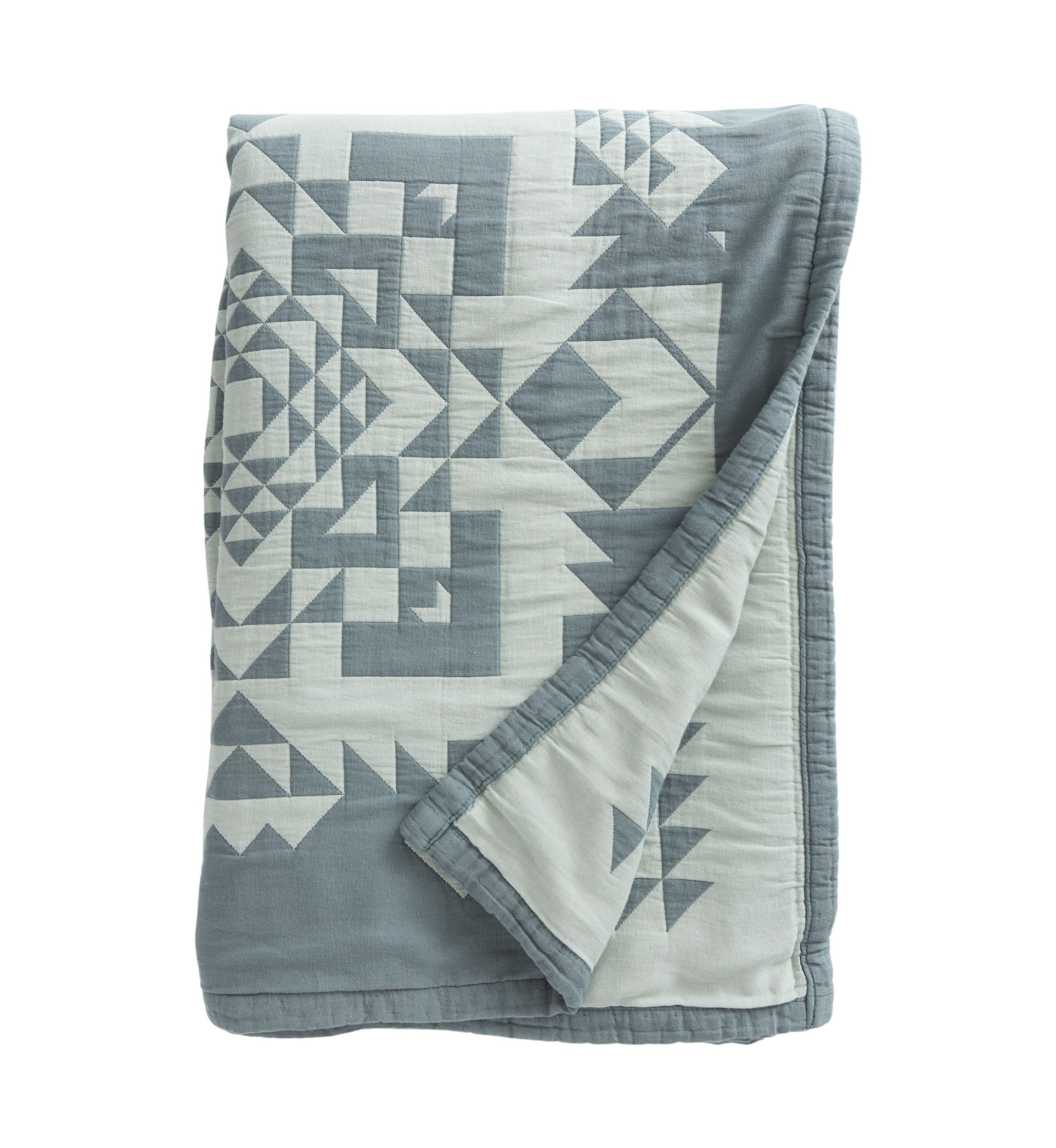 Opal Springs Cotton Matelassé Blanket