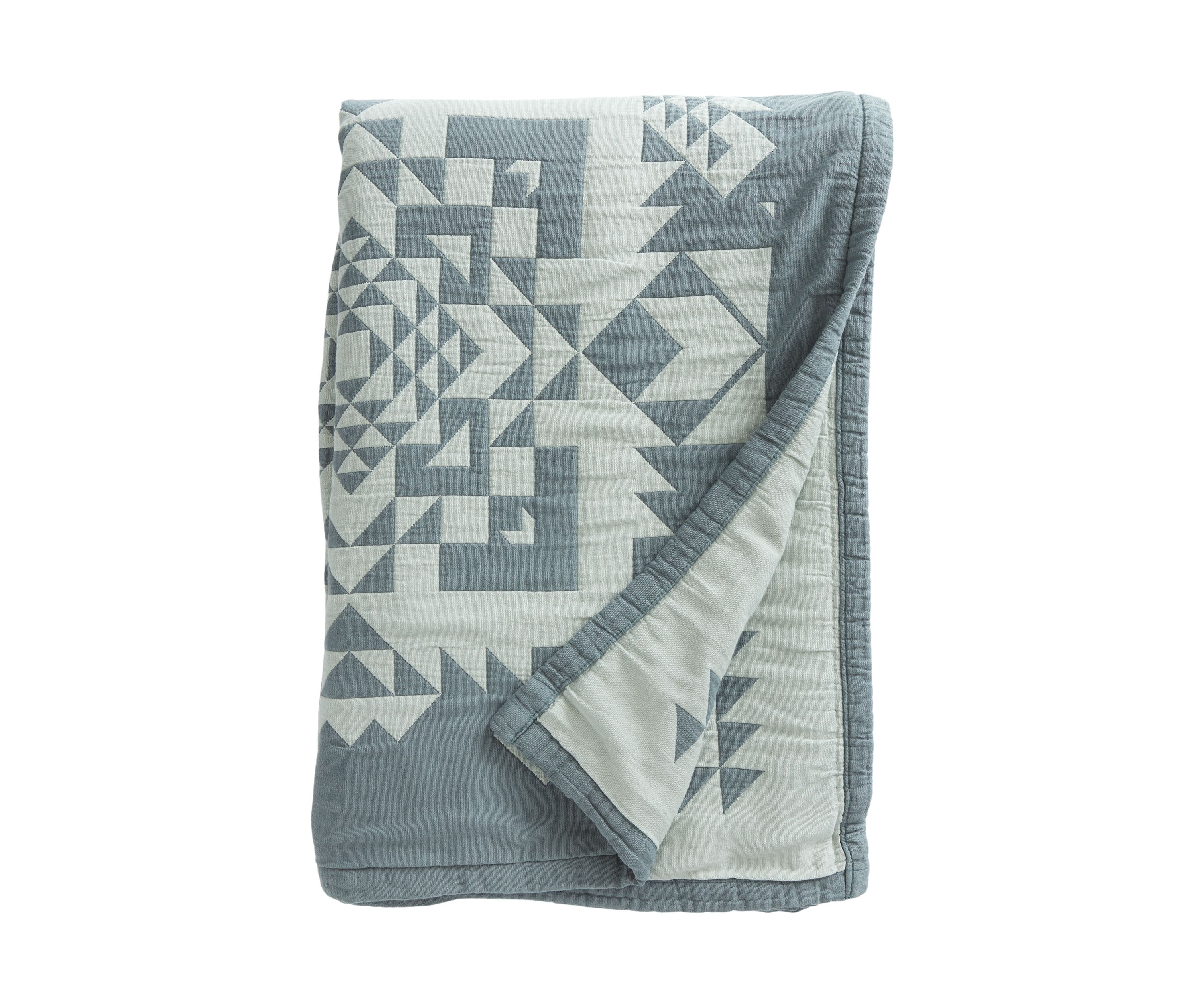 Opal Springs Cotton Matelassé Blanket