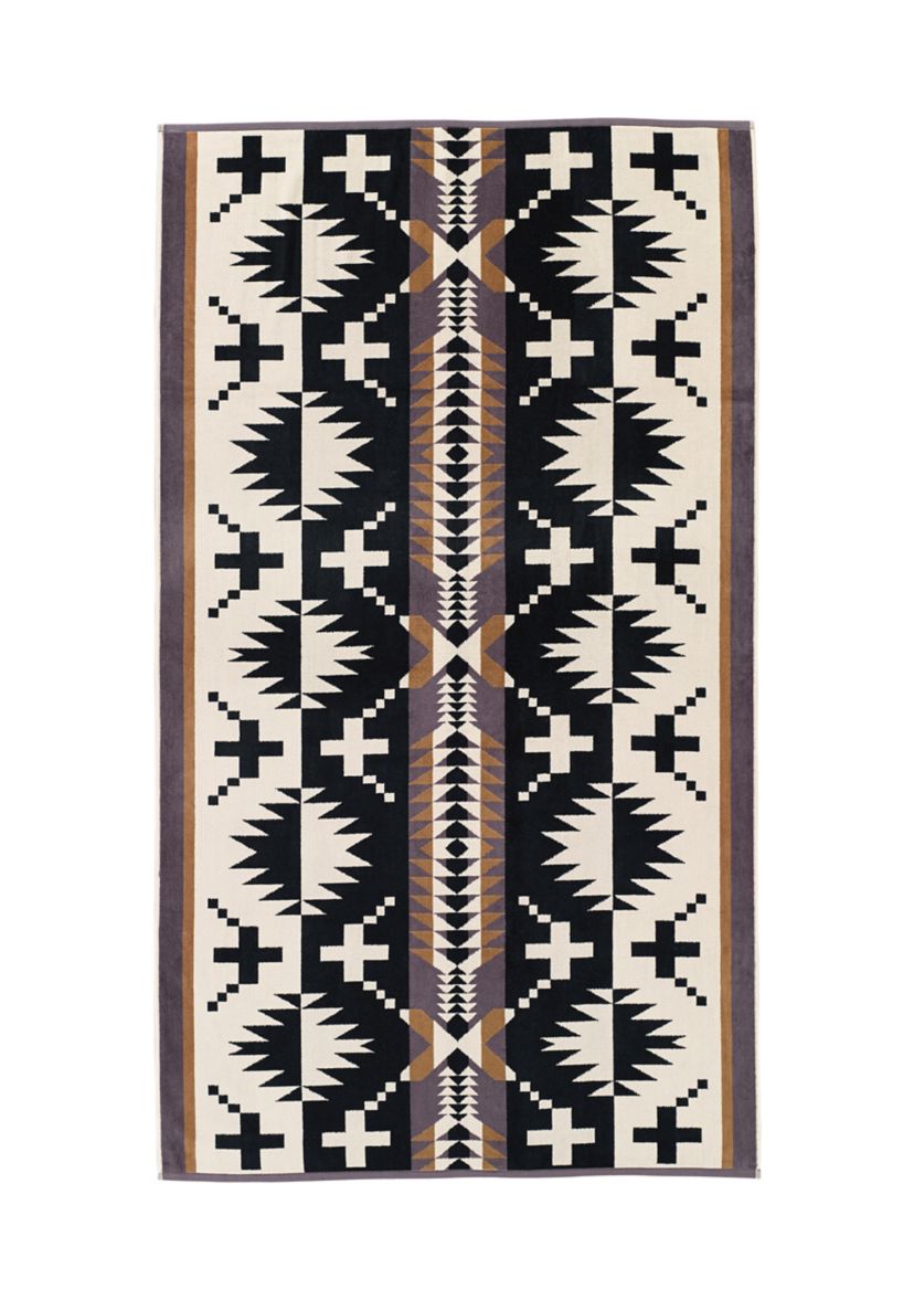 Oversized Jacquard Beach Spa Towel