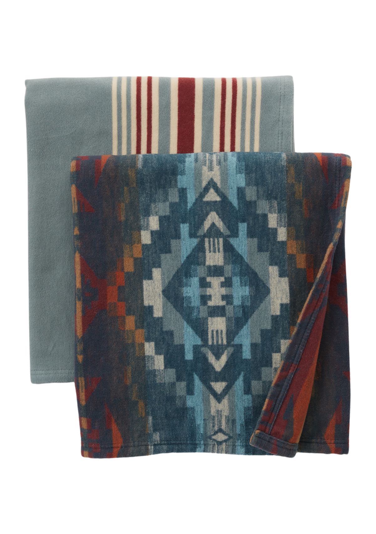 Organic Cotton Throw Blanket Gift Set - 2 Pack