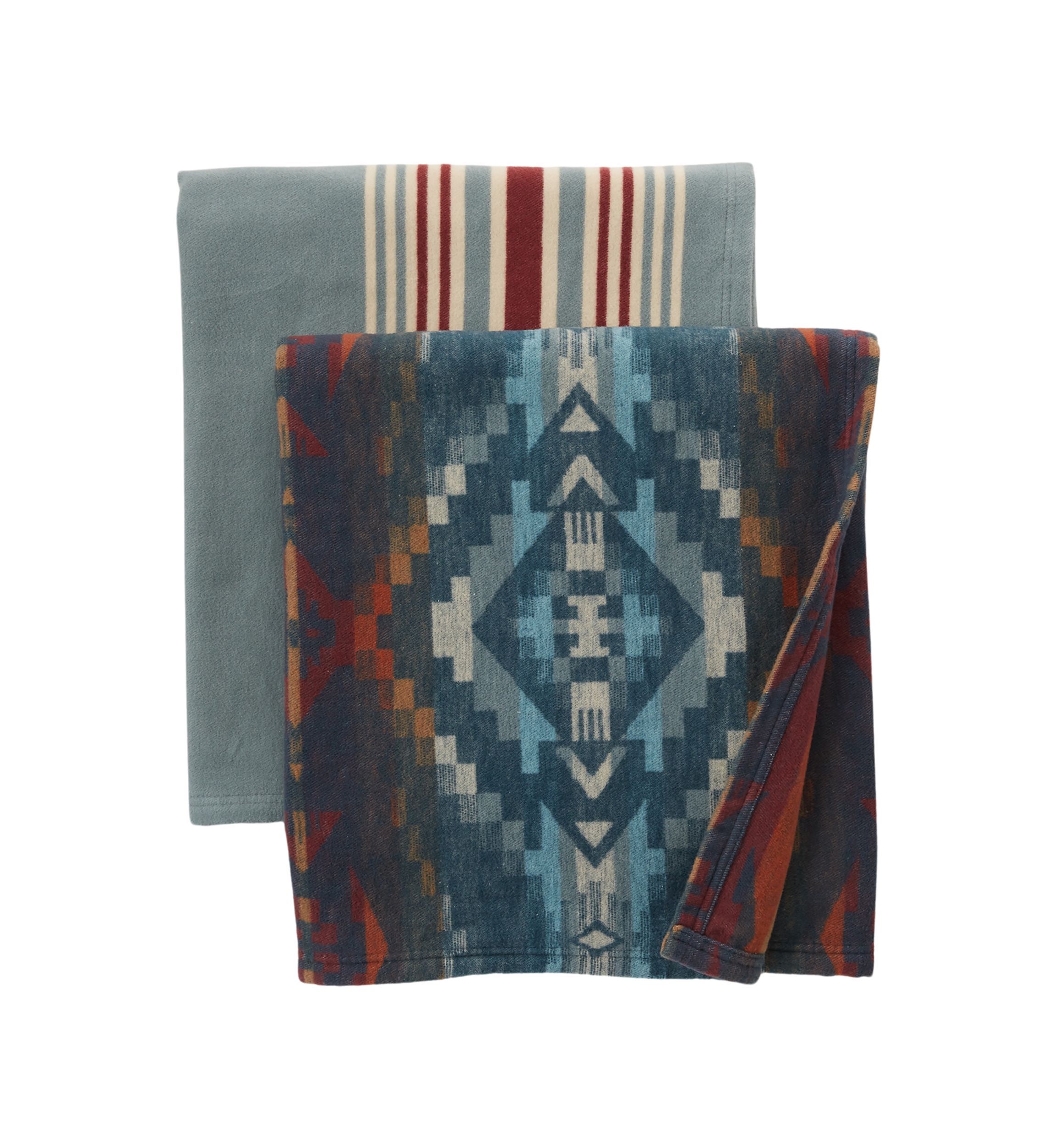 Organic Cotton Throw Blanket Gift Set - 2 Pack