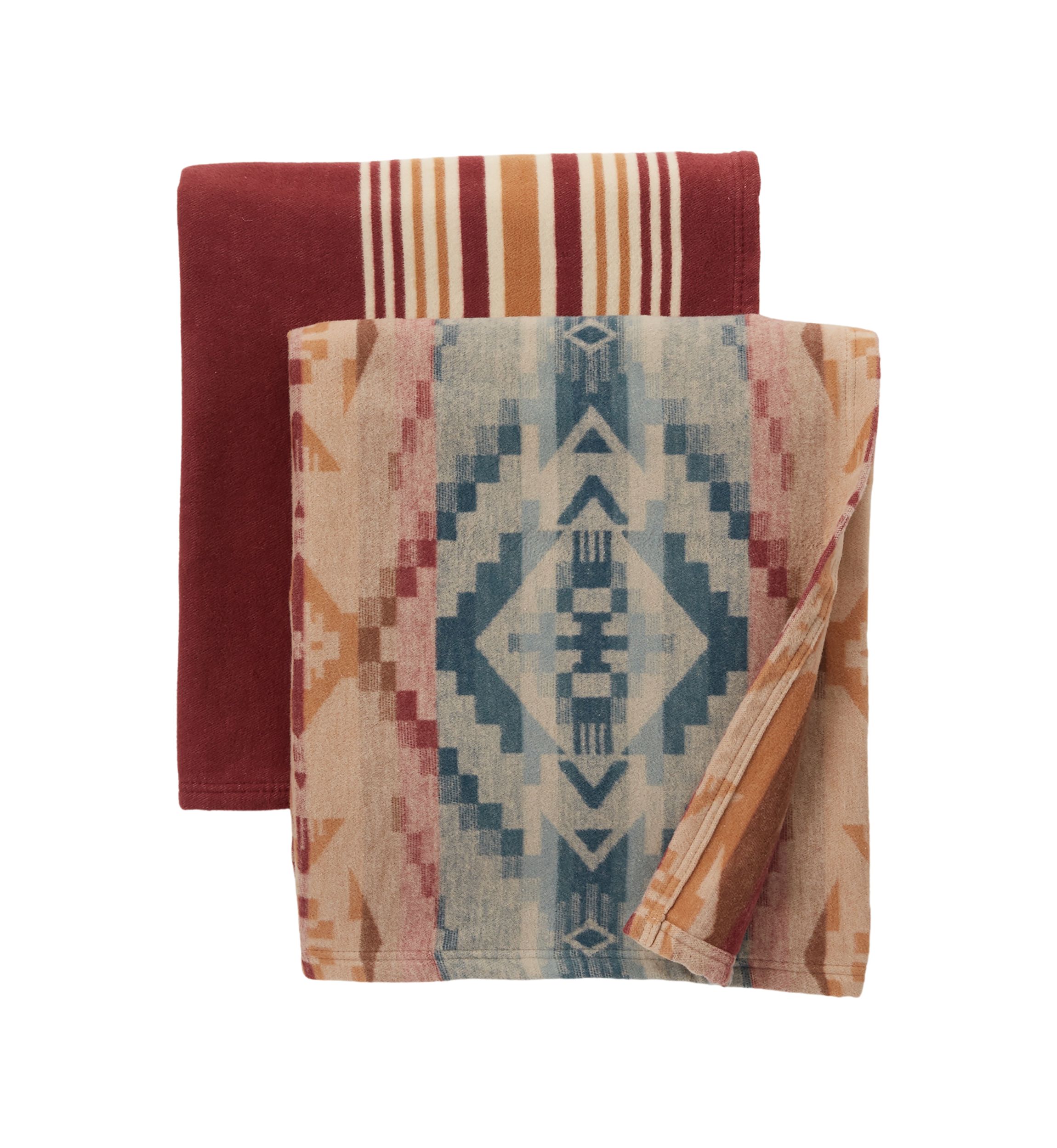 Organic Cotton Throw Blanket Gift Set - 2 Pack