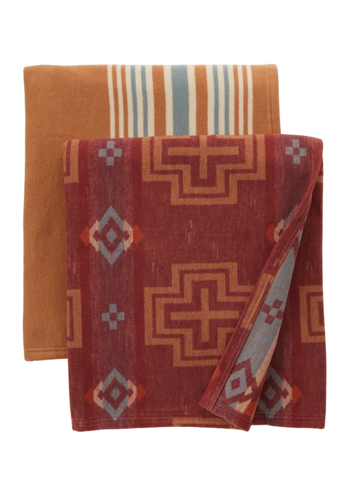 Organic Cotton Throw Blanket Gift Set - 2 Pack