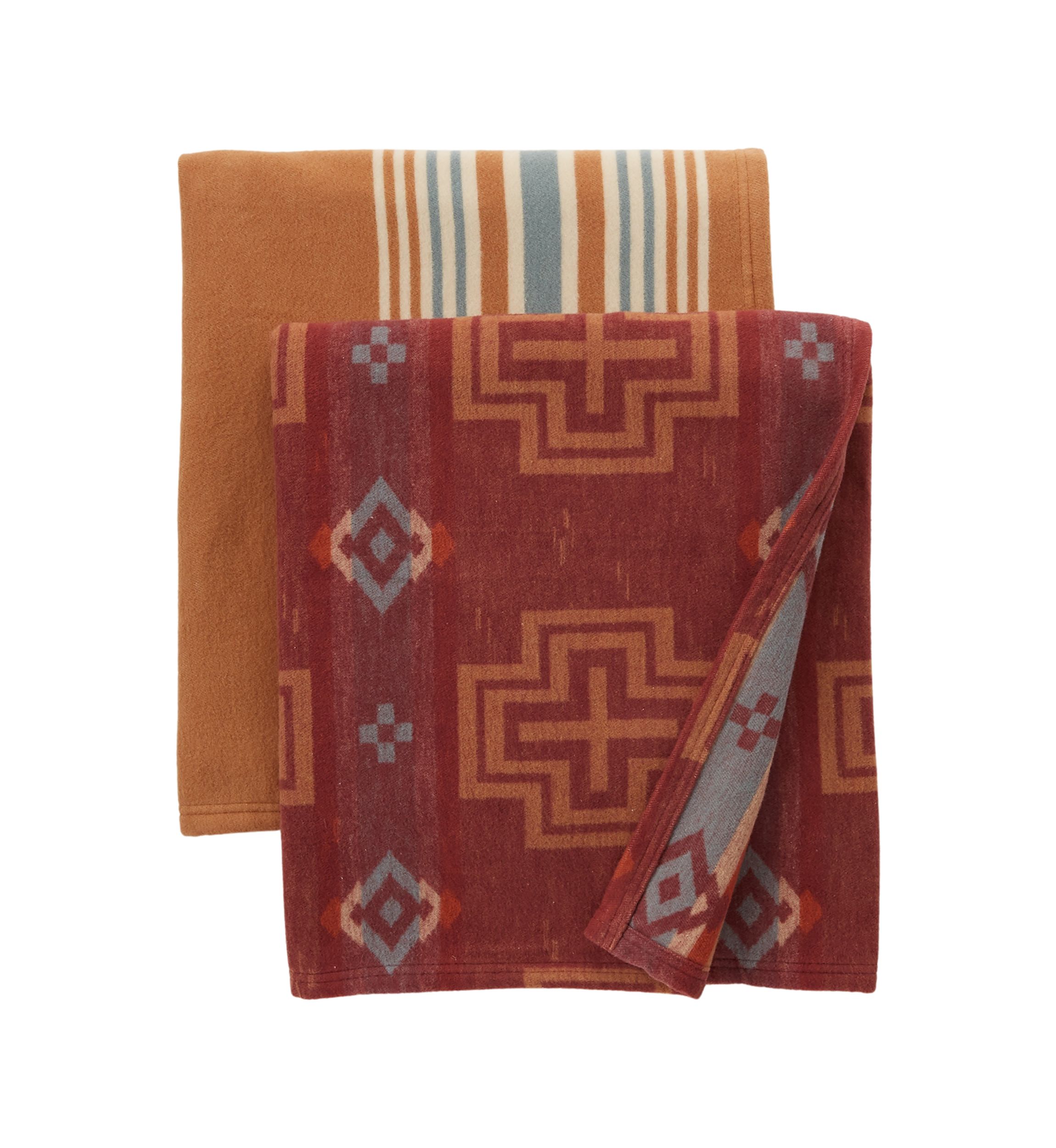 Organic Cotton Throw Blanket Gift Set - 2 Pack