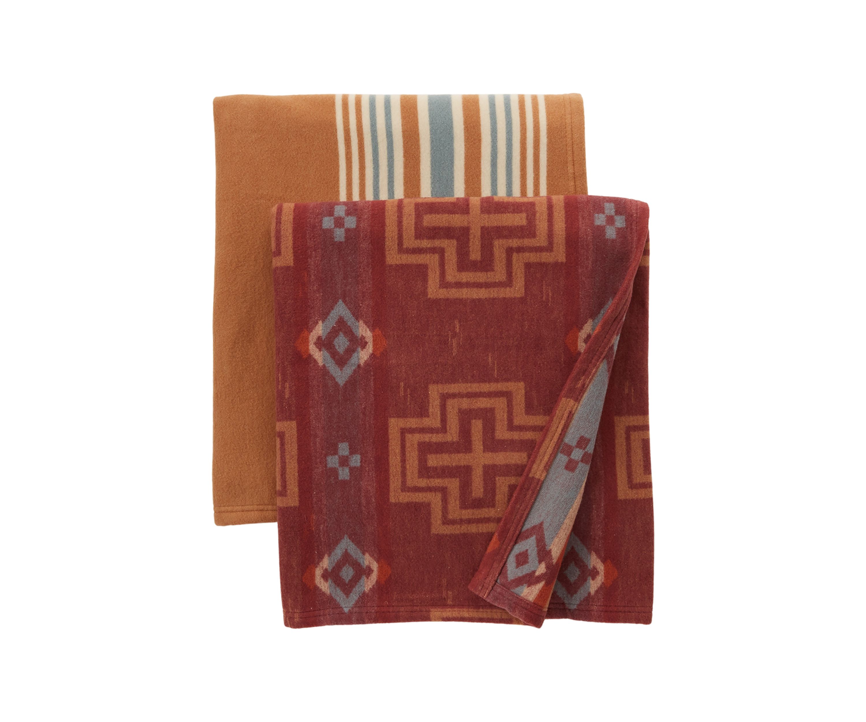 Organic Cotton Throw Blanket Gift Set - 2 Pack