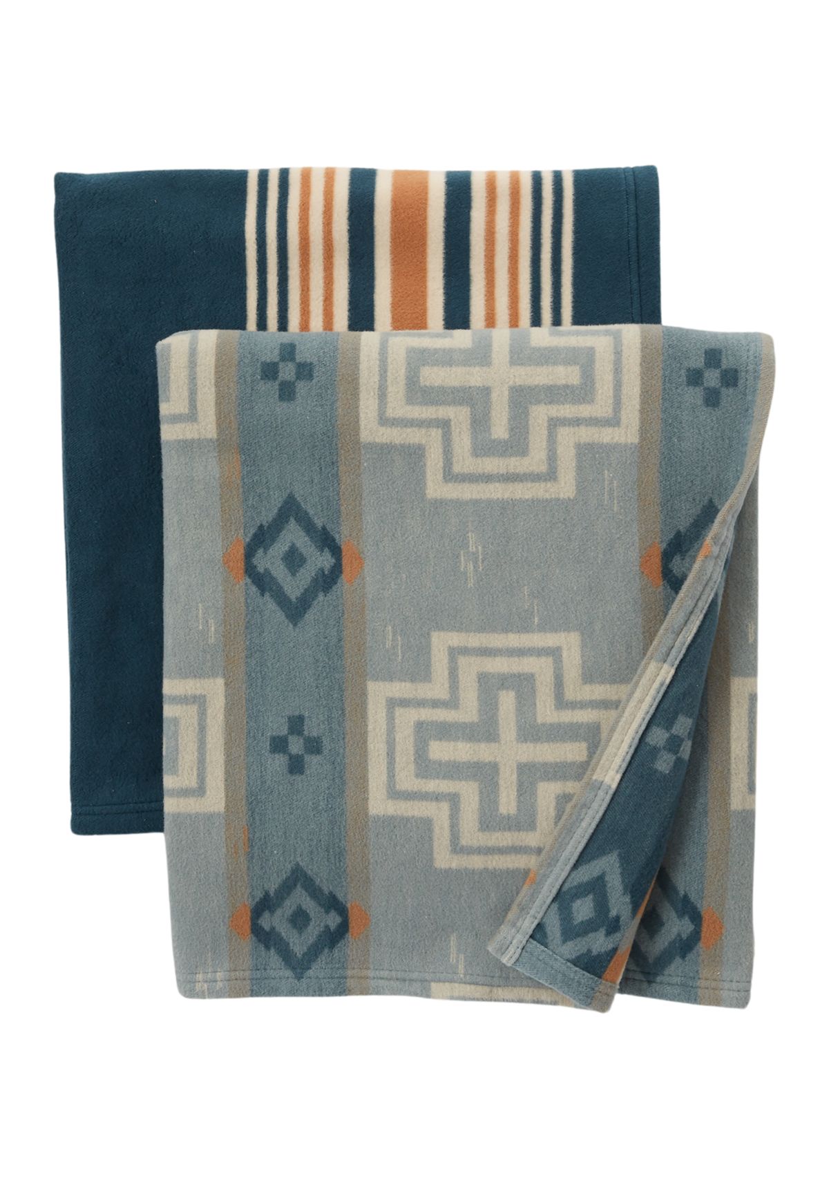 Organic Cotton Throw Blanket Gift Set - 2 Pack